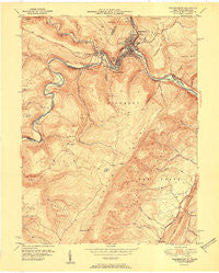 Westernport Maryland Historical topographic map, 1:24000 scale, 7.5 X 7.5 Minute, Year 1951