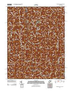 Wharncliffe West Virginia Historical topographic map, 1:24000 scale, 7.5 X 7.5 Minute, Year 2011