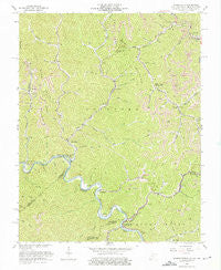 Wharncliffe West Virginia Historical topographic map, 1:24000 scale, 7.5 X 7.5 Minute, Year 1963