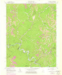 Wharncliffe West Virginia Historical topographic map, 1:24000 scale, 7.5 X 7.5 Minute, Year 1963