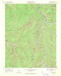 Whitesville West Virginia Historical topographic map, 1:24000 scale, 7.5 X 7.5 Minute, Year 1968