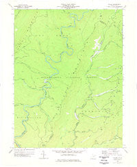 Wildell West Virginia Historical topographic map, 1:24000 scale, 7.5 X 7.5 Minute, Year 1977