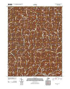 Wileyville West Virginia Historical topographic map, 1:24000 scale, 7.5 X 7.5 Minute, Year 2011