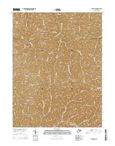 Wileyville West Virginia Historical topographic map, 1:24000 scale, 7.5 X 7.5 Minute, Year 2014