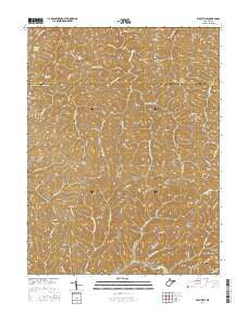 Wileyville West Virginia Current topographic map, 1:24000 scale, 7.5 X 7.5 Minute, Year 2016