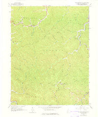 Williams Mountain West Virginia Historical topographic map, 1:24000 scale, 7.5 X 7.5 Minute, Year 1965