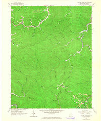 Williams Mountain West Virginia Historical topographic map, 1:24000 scale, 7.5 X 7.5 Minute, Year 1965