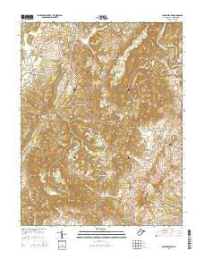Williamsburg West Virginia Historical topographic map, 1:24000 scale, 7.5 X 7.5 Minute, Year 2014