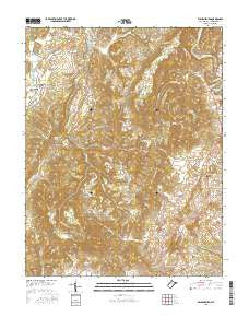Williamsburg West Virginia Current topographic map, 1:24000 scale, 7.5 X 7.5 Minute, Year 2016