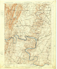 Williamsport Maryland Historical topographic map, 1:62500 scale, 15 X 15 Minute, Year 1912