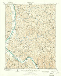 Winfield West Virginia Historical topographic map, 1:62500 scale, 15 X 15 Minute, Year 1906