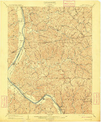 Winfield West Virginia Historical topographic map, 1:62500 scale, 15 X 15 Minute, Year 1908