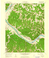 Winfield West Virginia Historical topographic map, 1:24000 scale, 7.5 X 7.5 Minute, Year 1958