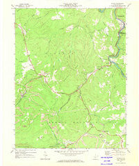 Winona West Virginia Historical topographic map, 1:24000 scale, 7.5 X 7.5 Minute, Year 1969