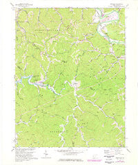 Winslow West Virginia Historical topographic map, 1:24000 scale, 7.5 X 7.5 Minute, Year 1972