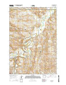 Acme Wyoming Current topographic map, 1:24000 scale, 7.5 X 7.5 Minute, Year 2015