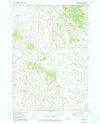 Adon NW Wyoming Historical topographic map, 1:24000 scale, 7.5 X 7.5 Minute, Year 1972