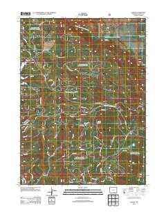 Albany Wyoming Historical topographic map, 1:24000 scale, 7.5 X 7.5 Minute, Year 2012