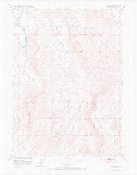 Alcova SE Wyoming Historical topographic map, 1:24000 scale, 7.5 X 7.5 Minute, Year 1950