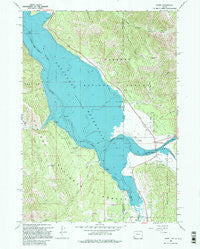 Alpine Wyoming Historical topographic map, 1:24000 scale, 7.5 X 7.5 Minute, Year 1966