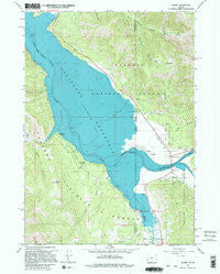 Alpine Wyoming Historical topographic map, 1:24000 scale, 7.5 X 7.5 Minute, Year 1966