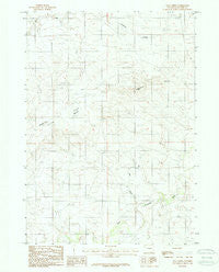 Alta Creek Wyoming Historical topographic map, 1:24000 scale, 7.5 X 7.5 Minute, Year 1984