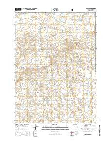 Alta Creek Wyoming Current topographic map, 1:24000 scale, 7.5 X 7.5 Minute, Year 2015