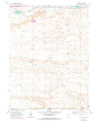 Altvan Wyoming Historical topographic map, 1:24000 scale, 7.5 X 7.5 Minute, Year 1963