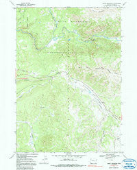 Angle Mountain Wyoming Historical topographic map, 1:24000 scale, 7.5 X 7.5 Minute, Year 1965