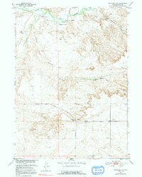 Antelope Gap Wyoming Historical topographic map, 1:24000 scale, 7.5 X 7.5 Minute, Year 1951