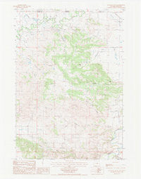 Antelope Gulch Wyoming Historical topographic map, 1:24000 scale, 7.5 X 7.5 Minute, Year 1984