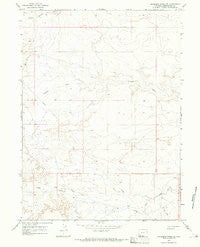 Antelope Knoll NE Wyoming Historical topographic map, 1:24000 scale, 7.5 X 7.5 Minute, Year 1964