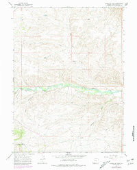 Antelope Wash Wyoming Historical topographic map, 1:24000 scale, 7.5 X 7.5 Minute, Year 1964