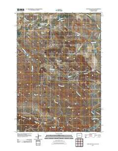 Antelope Gulch Wyoming Historical topographic map, 1:24000 scale, 7.5 X 7.5 Minute, Year 2011