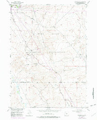 Arapahoe NE Wyoming Historical topographic map, 1:24000 scale, 7.5 X 7.5 Minute, Year 1958
