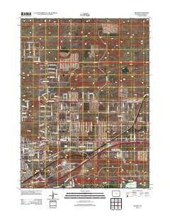 Archer Wyoming Historical topographic map, 1:24000 scale, 7.5 X 7.5 Minute, Year 2012