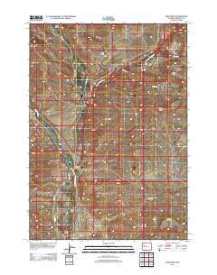 Bain Draw Wyoming Historical topographic map, 1:24000 scale, 7.5 X 7.5 Minute, Year 2012