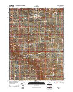 Bairoil Wyoming Historical topographic map, 1:24000 scale, 7.5 X 7.5 Minute, Year 2012