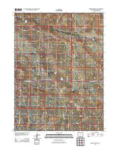 Barrel Springs Wyoming Historical topographic map, 1:24000 scale, 7.5 X 7.5 Minute, Year 2012