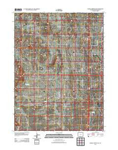 Barrel Springs SW Wyoming Historical topographic map, 1:24000 scale, 7.5 X 7.5 Minute, Year 2012