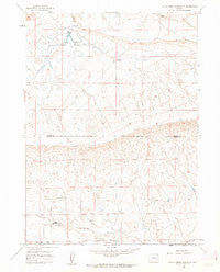 Bates Creek Reservoir Wyoming Historical topographic map, 1:24000 scale, 7.5 X 7.5 Minute, Year 1959