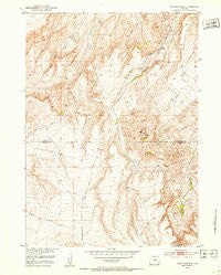 Bear Mountain Wyoming Historical topographic map, 1:24000 scale, 7.5 X 7.5 Minute, Year 1951