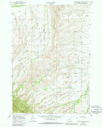Beaver Creek Hills Wyoming Historical topographic map, 1:24000 scale, 7.5 X 7.5 Minute, Year 1964