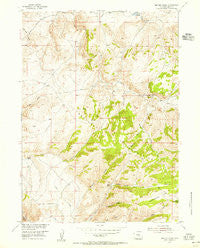 Beaver Creek Wyoming Historical topographic map, 1:24000 scale, 7.5 X 7.5 Minute, Year 1953