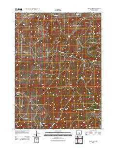 Beaver Creek Wyoming Historical topographic map, 1:24000 scale, 7.5 X 7.5 Minute, Year 2012