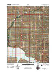 Benton Basin SW Wyoming Historical topographic map, 1:24000 scale, 7.5 X 7.5 Minute, Year 2012