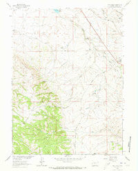 Best Ranch Wyoming Historical topographic map, 1:24000 scale, 7.5 X 7.5 Minute, Year 1963
