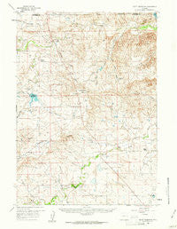 Betty Reservoir Wyoming Historical topographic map, 1:62500 scale, 15 X 15 Minute, Year 1959