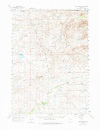 Betty Reservoir Wyoming Historical topographic map, 1:62500 scale, 15 X 15 Minute, Year 1959