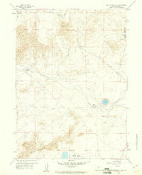 Beulah Belle Lake Wyoming Historical topographic map, 1:24000 scale, 7.5 X 7.5 Minute, Year 1959
